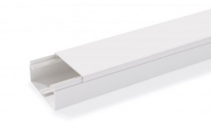 OBO BETTERMANN Goulotte de distribution axis mini set 20x50 9010 ax 5020 blc/pvc 6131612