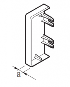 OBO BETTERMANN Embout clidi 55x130 9006 cl emb13055 alu/asa 6132897