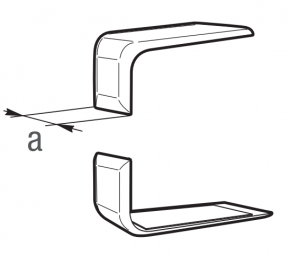 OBO BETTERMANN Couvre-joint clidi 55x90 9010 cl jo9055 blc/asa 6132912
