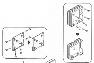OBO BETTERMANN Boitier de drivation ax deriv blc/pc-abs 6133981
