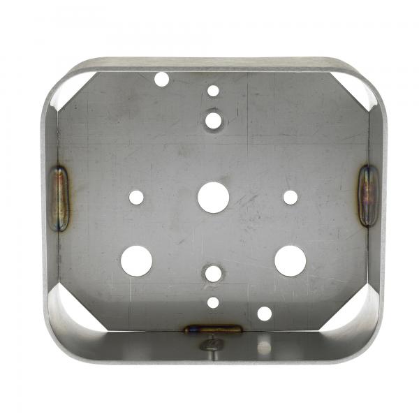 Photo Bticino - Cadre saillie inox pour botier rfrence 004862 | Ref : 004863