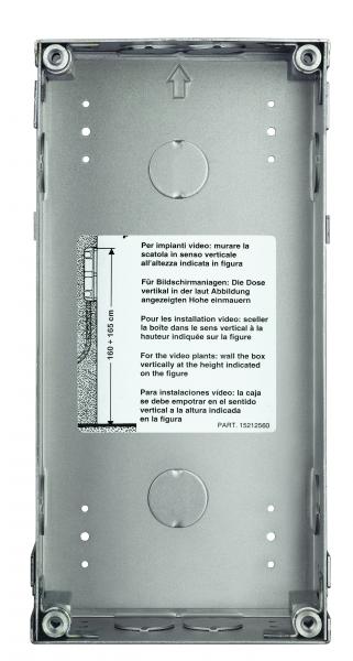 Photo Bticino - Botier  encastrer anti - arrachement Sfera Robur 2 modules | Ref : 350120