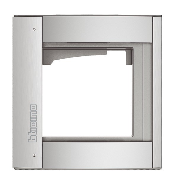 Photo Bticino - Chssis et cadre support Sfera New  -  1 module Allmetal | Ref : 350211