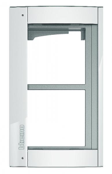 Photo Bticino - Chssis et cadre support Sfera New  -  2 modules Allwhite | Ref : 350222