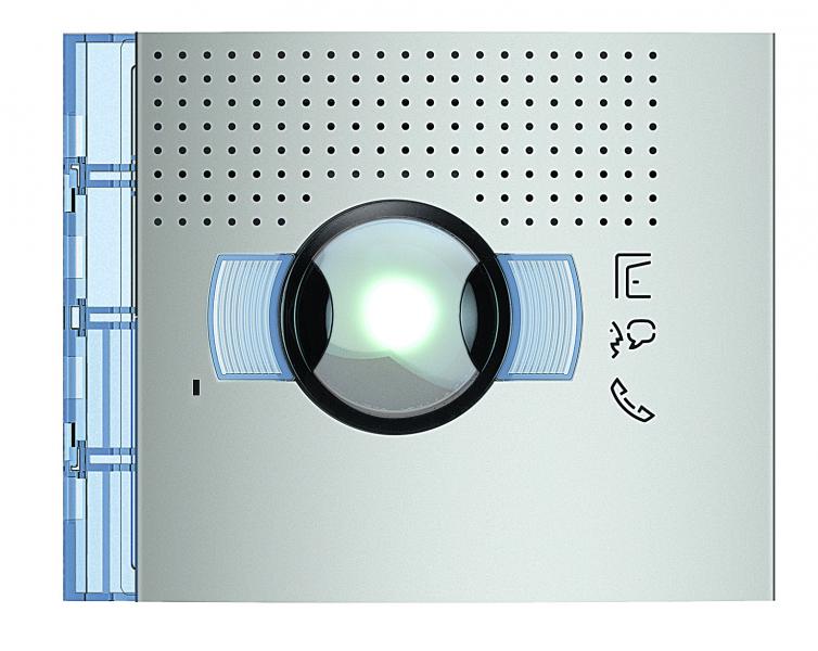 Photo Bticino - Faade Sfera New pour module lectronique audio et vido grand angle Allmetal | Ref : 351301