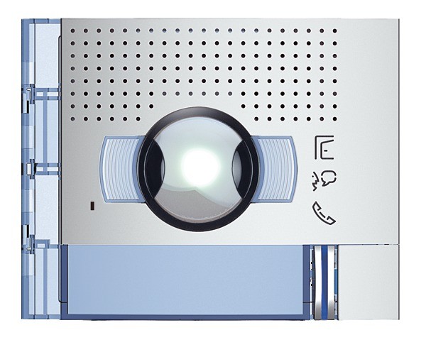 Photo Bticino - Façade Sfera New pour module électronique audio et vidéo 1 appel grand angle Allmetal | Ref : 351311