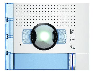 Photo Bticino - Faade Sfera New pour module lectronique audio et vido 1 appel grand angle Allwhite | Ref : 351312