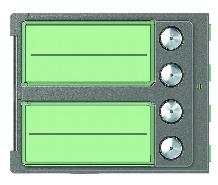 Photo Bticino - Faade Sfera Robur pour module lectronique audio 4 appels | Ref : 352045