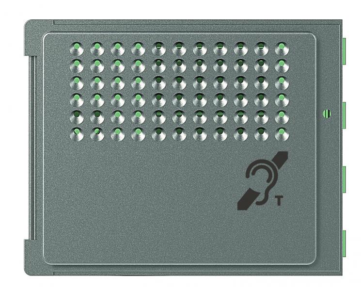 Photo Bticino - Façade Sfera Robur pour module boucle inductive et synthèse vocale | Ref : 352705