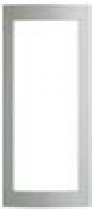 BTICINO  (COFREL ARNOULD) Bticino - enjoliveur sfera alu - 3 modules verticaux 331231