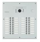 BTICINO  (COFREL ARNOULD) Bticino - platines monobloc antivandales  bouton poussoir linea 300 pour 21  32 appels faade alu 308005