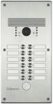 BTICINO  (COFREL ARNOULD) Bticino - platines monobloc antivandales  bouton poussoir linea 300 pour 9  12 appels faade inox 308013