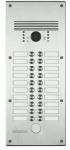 BTICINO  (COFREL ARNOULD) Bticino - platines monobloc antivandales  bouton poussoir linea 300 pour 13  20 appels faade inox 308014