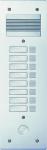 BTICINO  (COFREL ARNOULD) Bticino - platine de rue srie 200 audio troite faade alu 4mm 8 appels 308208       