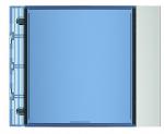 BTICINO  (COFREL ARNOULD) Bticino - faade sfera new pour module porte - tiquette allmetal 352201