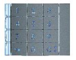 BTICINO  (COFREL ARNOULD) Bticino - faade sfera new pour module lectronique clavier allstreet 353003
