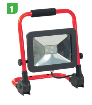 Photo PROJECTEUR LED PORTABLE 20W - 230V - PLIABLE | Ref : PPL20P