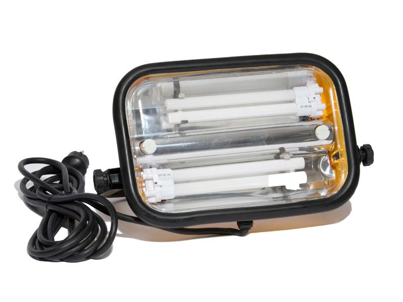 Photo projecteur lumiere froide 2x18w - 5m h07rnf - 1 socle nf | Ref : PLF36