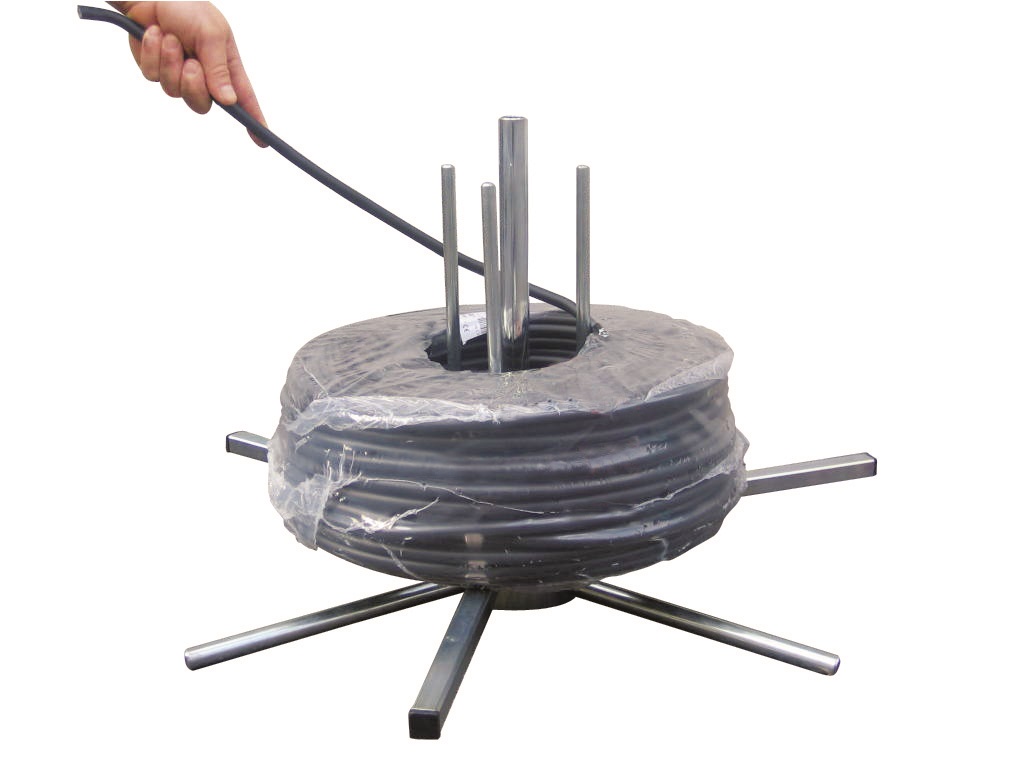 Photo SATELLITE : d�rouleur d�montable pour couronne de c�ble ou de gaine, �maxi 750mm | Ref : E3500750