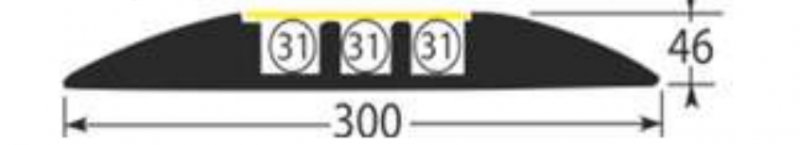 Photo COBRA 31-3 : passage de cable Vehicules - 90cm - 3 canaux Ø31mm - | Ref : PAC31C90