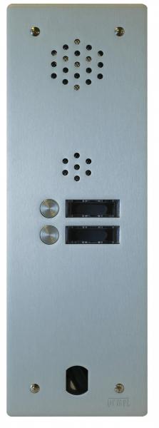 Photo Plaque Audio Alu 2 Bouton Poussoir 2 Voice | Ref : A83/102M