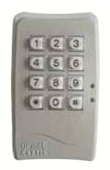 Photo Clavier codé aluminium série CCS compact saillie rétro-éclairé | Ref : CCSE