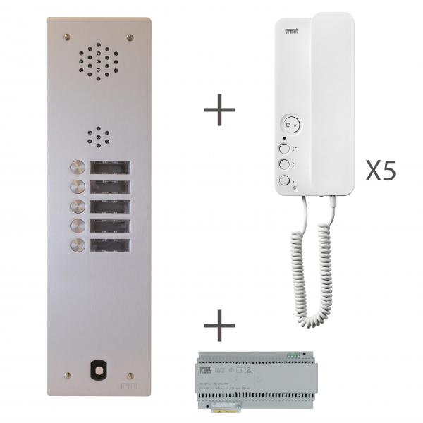 Photo Kit Audio 1R 5Bouton Poussoir 2 Voice Progr | Ref : KA83/105