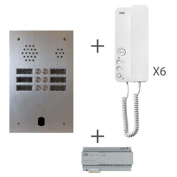 Photo Kit Audio 2R 6Bouton Poussoir 2 Voice Progr | Ref : KA83/206