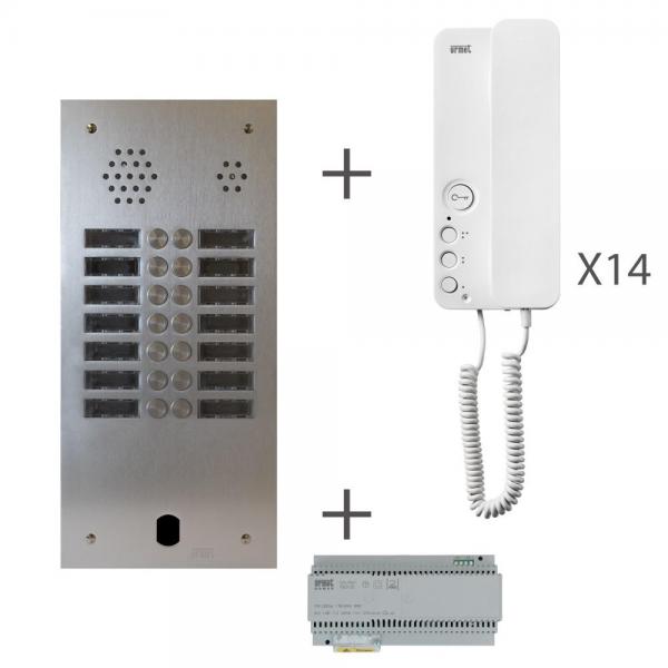 Photo Kit Audio 2R 14Bouton Poussoir 2 Voice Prog | Ref : KA83/214