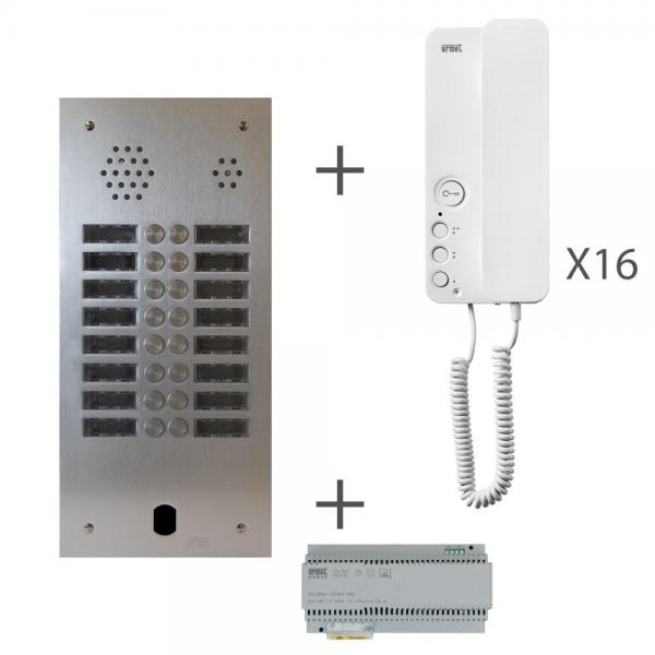 Photo Kit Audio 2R 16Bouton Poussoir 2 Voice Prog | Ref : KA83/216