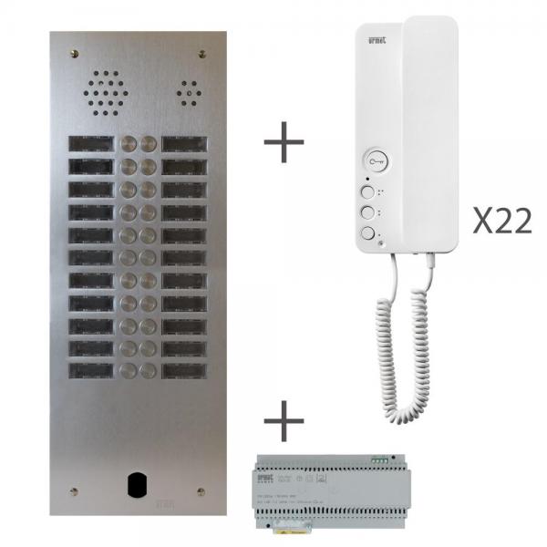 Photo Kit Audio 2R 22Bouton Poussoir 2 Voice Prog | Ref : KA83/222