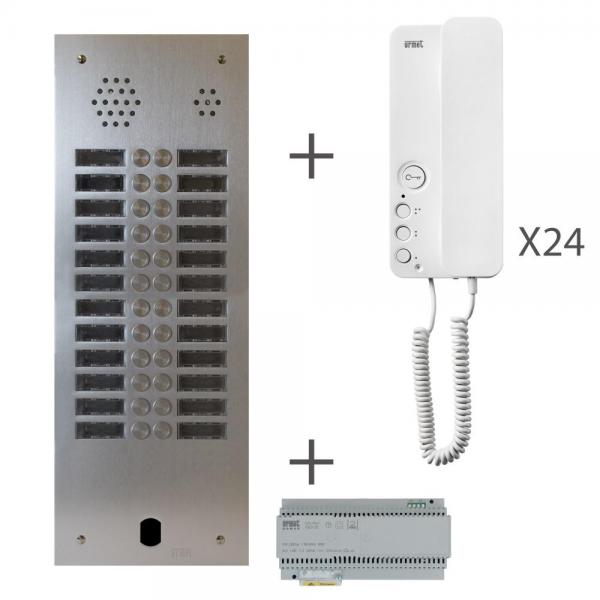 Photo Kit Audio 2R 24Bouton Poussoir 2 Voice Prog | Ref : KA83/224
