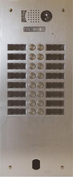 Photo Plaque Video Alu 2R 16 Bouton Poussoir 2 Vo | Ref : V83/216