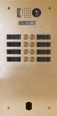 URMET Plaque video alu 2r 8 bouton poussoir 2voice V83/208CH