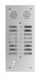 URMET Plaque a.v alu 6mm 2r 16bp 7772/16      