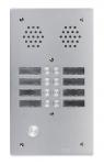 URMET Plaque a.v alu 6mm 2r 08bp 7772/8       
