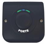 URMET Bouton poussoir no nf 90x90 anthrac ral7021 BA/OF/90LHA