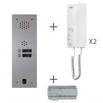 URMET Kit audio 1r 2bouton poussoir 2 voice progr KA83/102