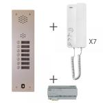 URMET Kit audio 1r 7bouton poussoir 2 voice programm KA83/107