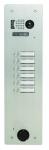 URMET Plaque video alu 6 bouton poussoir 2 voice V83/106