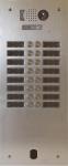 URMET Plaque video alu 2r 16 bouton poussoir 2 vo V83/216