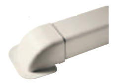 Photo Amorce de mur 80mm blc | Ref : CLI04304