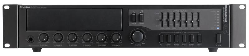 Photo AMPLI LIGNE 100V COMBO 5 ZONES 6 ENTRÉES | Ref : 9751