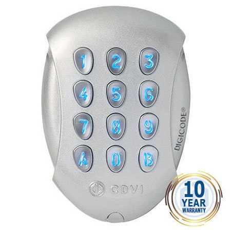 Photo Clavier cod Digicode Bluetooth Rtro-clair 3 relais dport 100 codes 12/24V | Ref : GALEOBT