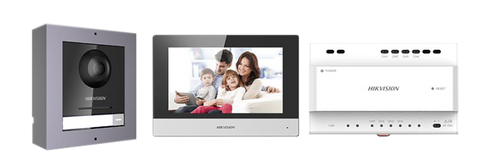Photo Kit interphonie 2-fils.2Mp 180.ir 5m.e/ | Ref : LSJ-KIS702