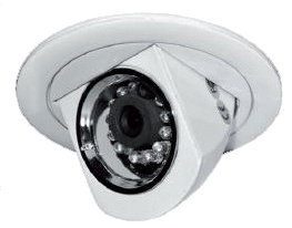 Photo Mini-caméra encastrée intérieure 700 Ltv | Ref : 601403