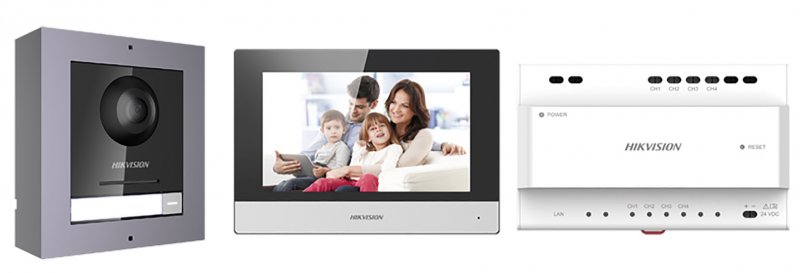 Photo Kit interphonie 2 fils. 2MP platine de r | Ref : DS-KIS702EY