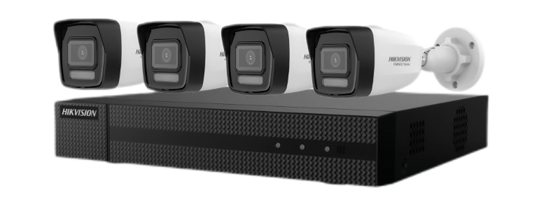 Photo Kit Cam filaire 4MP 4xbullet 2.8mm Stk 8 | Ref : LSL-440B-8P-2TB