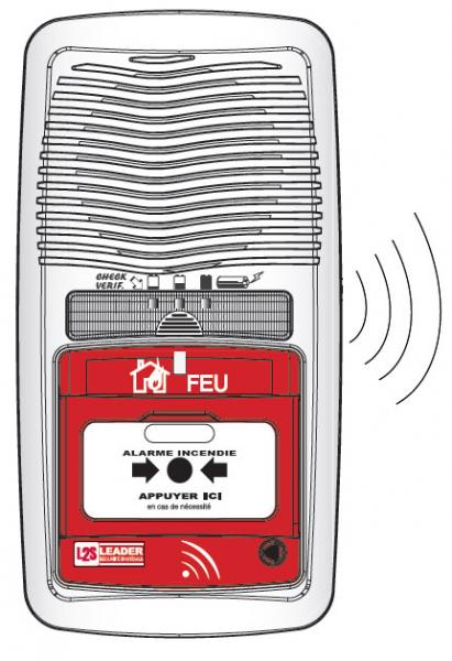 Alarme Incendie de Type 4 à pile Radio