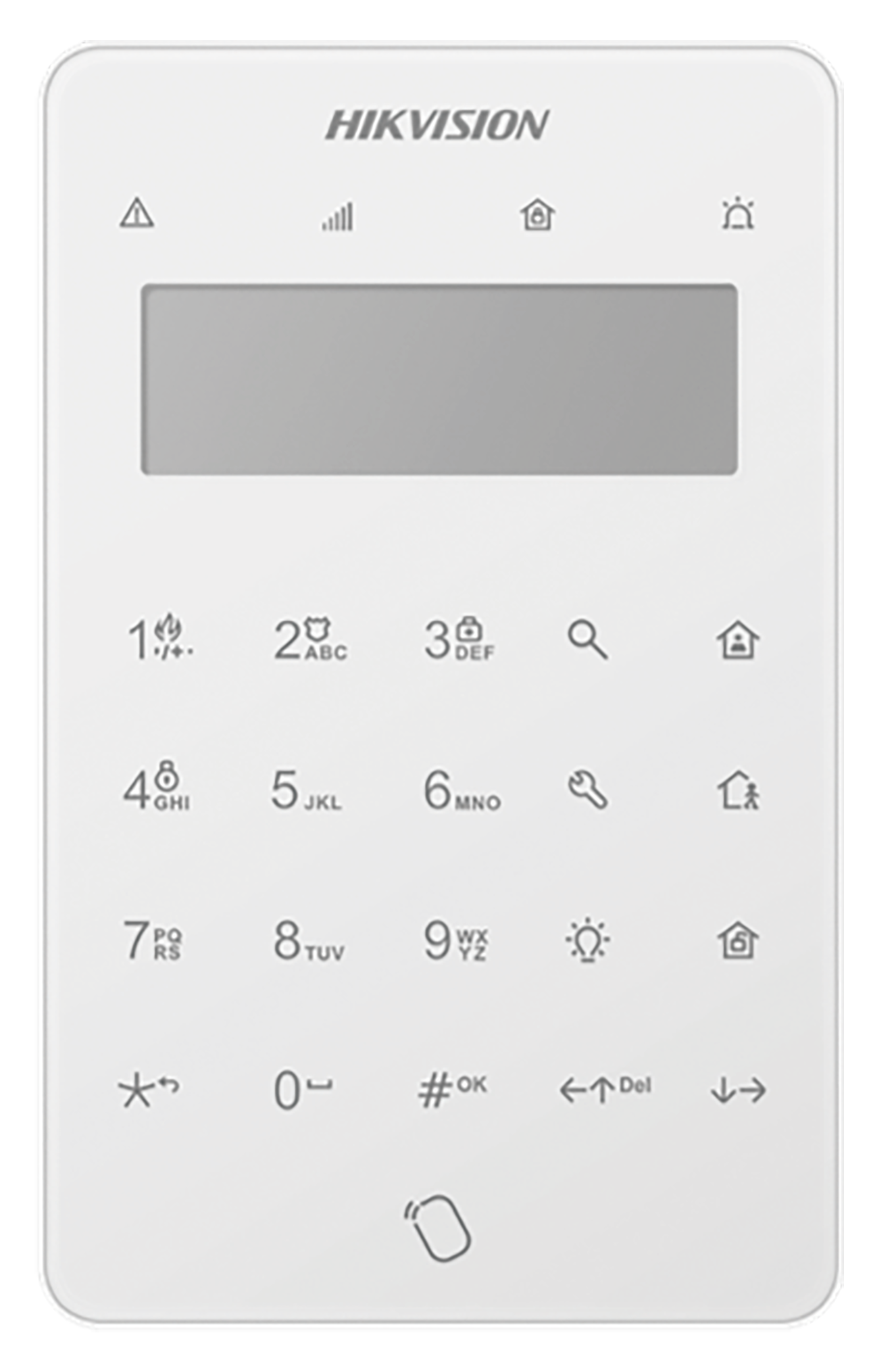 Photo CLAVIER FILAIRE LCD BLANC -AX HYBRID PRO | Ref : DS-PK501LTM-HWE